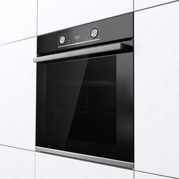 Духова шафа Gorenje електрична, 77л, A+, дисплей, ф-я без додавання жиру, чорний (BOSX6737E13BG) 373036 фото