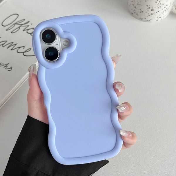 Чохол TPU Ripple для Apple iPhone 16 Plus (6.7") Lilac Blue 376606 фото