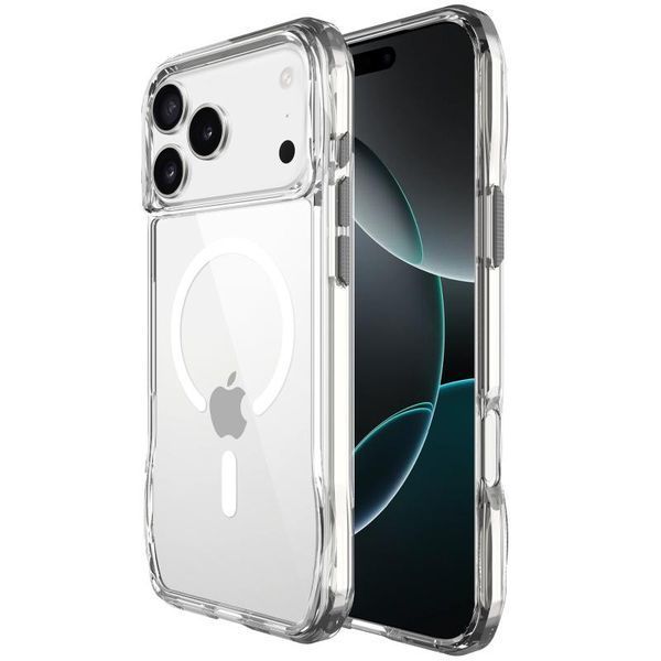 Чохол TPU Space Octagon with MagSafe для Apple iPhone 17 Pro Max (6.9") Clear 403419 фото