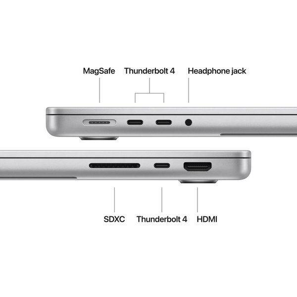 Ноутбук Apple MacBook Pro 14 14CPU/20GPU/24GB/1TB Silver MX2F3 2024 (M4 Pro) 328900 фото