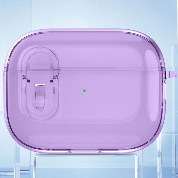 Футляр TPU Colorful для навушників Airpods 3 Purple 380104 фото