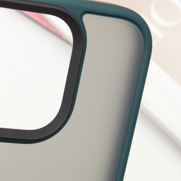 TPU+PC чохол Metal Buttons для Apple iPhone 16 Pro Max (6.9") Зелений 318272 фото