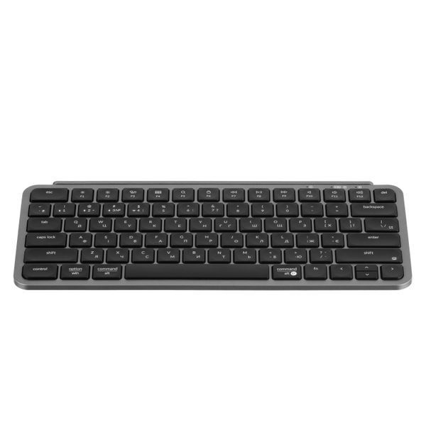 Клавіатура мембрана Keychron B1 Pro, USB/WL/BT, space gray (B1P-K1-UA) 366248 фото