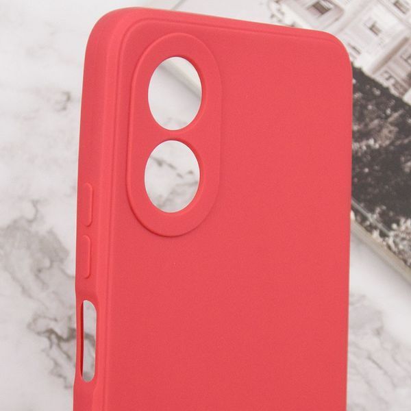 Силіконовий чохол Candy Full Camera для Oppo A38 / A18 Червоний / Camellia 286344 фото