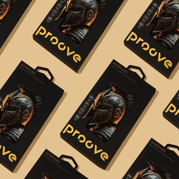 Захисне скло iPhone 15 Pro Proove Achilles (PGPAIP15P001) Black 278387 фото