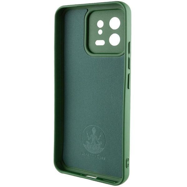 Чохол TPU GETMAN Liquid Silk Full Camera для Xiaomi 13 Pro Зелений / Dark green 397747 фото
