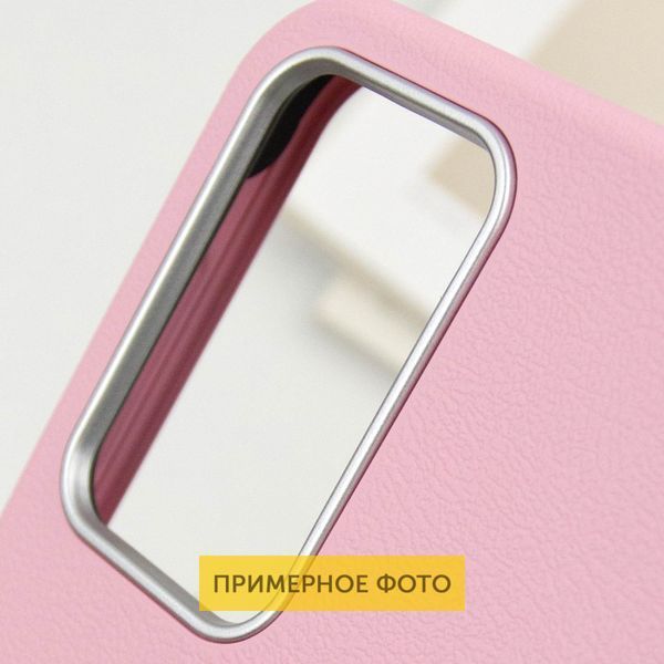 Шкіряний чохол Leather Case Metal Buttons для Samsung Galaxy S24 Ultra Light Pink 341442 фото