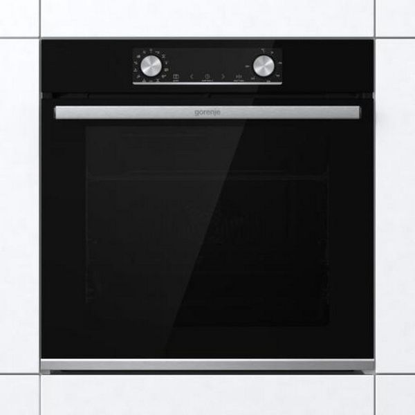Духова шафа Gorenje електрична, 77л, A+, дисплей, ф-я без додавання жиру, чорний (BOSX6737E13BG) 373036 фото