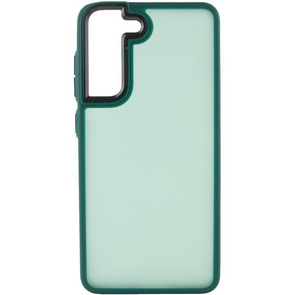 Чохол TPU+PC Lyon Frosted для Samsung Galaxy S21 FE Green 273535 фото