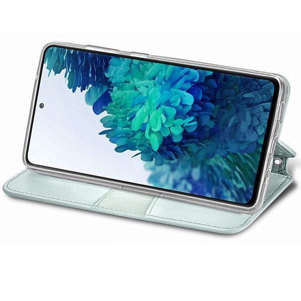 Кожаный чехол книжка GETMAN Mandala (PU) для Xiaomi Mi 10T Lite / Redmi Note 9 Pro 5G Серый 203426 фото