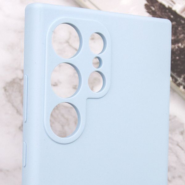 Чохол Silicone Cover Lakshmi Full Camera (AAA) для Samsung Galaxy S24 Ultra Блакитний / Sweet Blue 286926 фото
