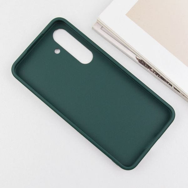 TPU чохол Bonbon Metal Style для Samsung Galaxy S24+ Зелений / Pine green 284996 фото