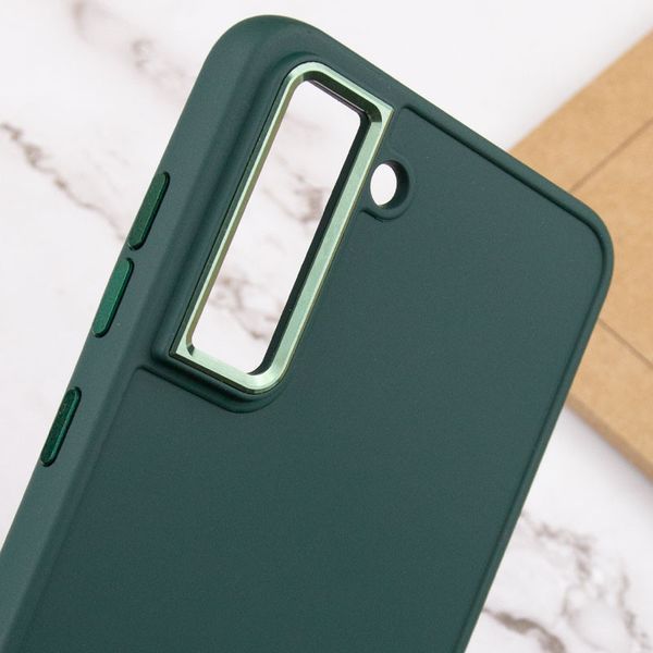 TPU чохол Bonbon Metal Style для Samsung Galaxy S24+ Зелений / Pine green 284996 фото