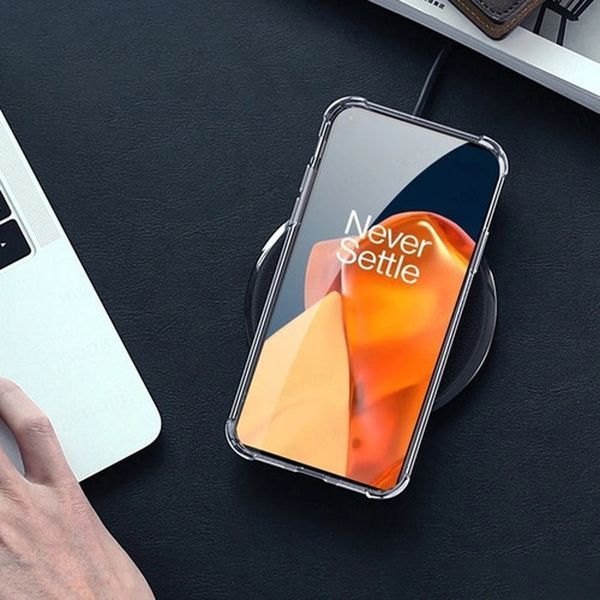 TPU чохол GETMAN Ease logo посилені кути Full Camera для OnePlus 9 Безбарвний (прозорий) 295542 фото