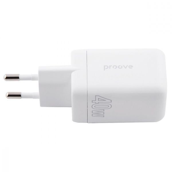 Зарядний Пристрій Proove Silicone Power 40W (Type-C + Type-C) (WCSP4020001) Black 287172 фото