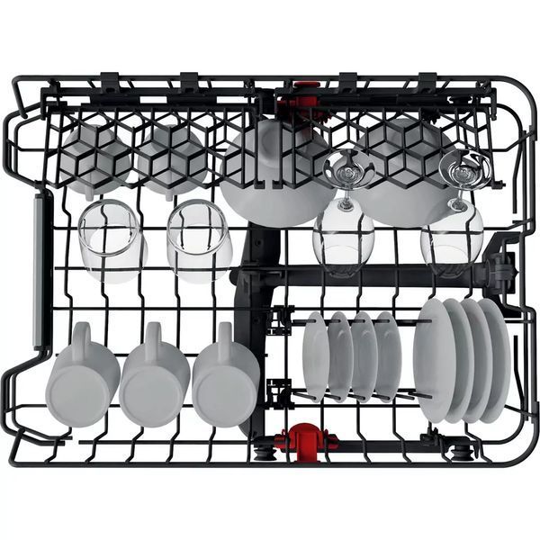 Посудомийна машина Whirlpool вбудована, 10компл., A+++, 45см, дисплей, інвертор, 3й кошик, білий (WSIO3O34PFEX) 374918 фото