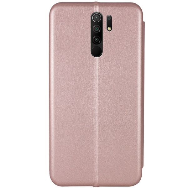 Шкіряний чохол (книжка) Classy для Xiaomi Redmi 9 Rose Gold 259404 фото
