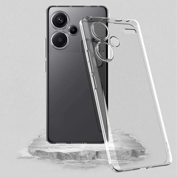 TPU чохол Epic Transparent 1,5mm Full Camera для Xiaomi Redmi Note 13 Pro+ Безбарвний (прозорий) 288495 фото
