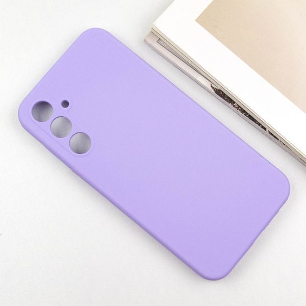 Чохол Silicone Cover Lakshmi Full Camera (AAA) для Samsung Galaxy A56 5G Бузковий / Dasheen 342139 фото