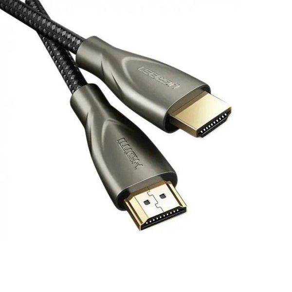 Кабель UGREEN HD131 HDMI - HDMI Carbon Fiber Zinc Alloy Cable 3m Grey 289554 фото