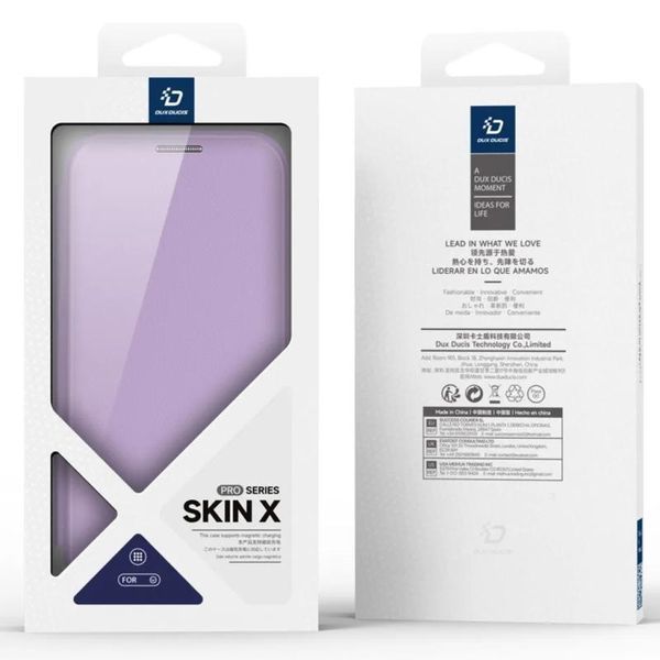 Чохол-книжка Dux Ducis Skin X Pro with MagSafe для Apple iPhone 17 Pro Max (6.9") Purple 398057 фото