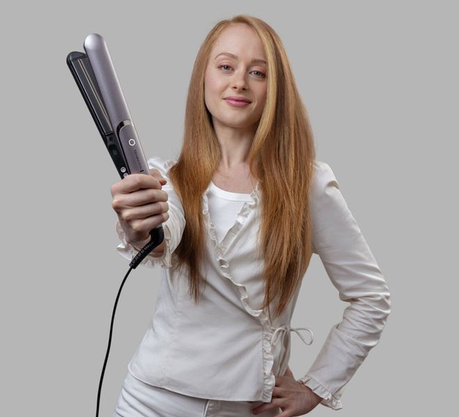 Випрямляч Remington ProLuxe You Adaptive, 52Вт, темп.режимів-9, 150-230С, дисплей, іонізація, кераміка, чорно-сірий (S9880) 372557 фото