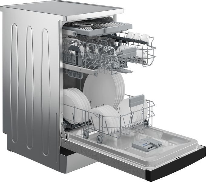 Посудомийна машина Beko, 11компл., A++, 45см, 3й кошик, нерж (BDFS26121XQ) 374588 фото