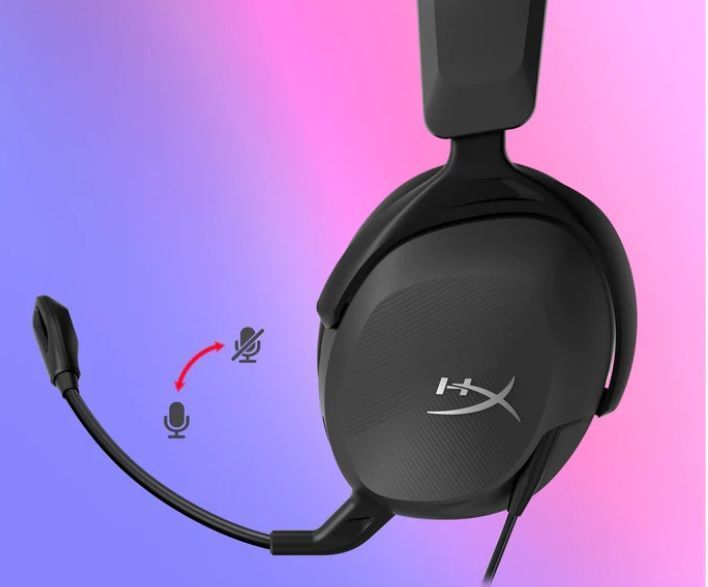 Гарнітура ігрова HyperX Cloud Stinger 2 Core, mini-jack/dual 3.5мм, 2м/0.15м, чорний (683L9AA) 364746 фото