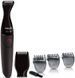 Тример Philips Multigroom series 1000, для бороди і вусів, 1хАА, насадок-4, сталь, чорний (MG1100/16) 371269 фото 5