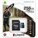 Картка пам*ятi microSDXC 256Gb Kingston Canvas UHS-I/U3 Class 10 Go! Plus R170/W90MB/s + SD-адаптер (SDCG3/256GB) 260203 фото 3