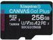Картка пам*ятi microSDXC 256Gb Kingston Canvas UHS-I/U3 Class 10 Go! Plus R170/W90MB/s + SD-адаптер (SDCG3/256GB) 260203 фото 2