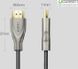 Кабель UGREEN HD131 HDMI - HDMI Carbon Fiber Zinc Alloy Cable 3m Grey 289554 фото 3