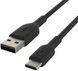 Кабель USB-A > USB-C заряджання/синхронізації Belkin 2м, 15Вт, Type-C, PVC, чорний (CAB001BT2MBK) 367967 фото 1