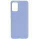 Силиконовый чехол Candy для Samsung Galaxy A03s Голубой / Lilac Blue 222563 фото 3