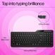 Клавіатура мембранна HP 460 Multi-Device key, BT, EN/UK, чорний 379566 фото 2