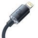 Кабель Baseus Crystal Shine Series Fast Charging Data USB кабель Type-C To IP 20W 1.2m (CAJY000205) Purple 255224 фото 11