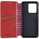 Шкіряний чохол-книжка GETMAN Cubic (PU) для ZTE Nubia V60 Червоний 358706 фото 6