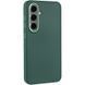 TPU чохол Bonbon Metal Style для Samsung Galaxy S24+ Зелений / Pine green 284996 фото 6
