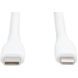 Кабель для зарядки USB, USB-C - Lightning 1 м, USB 2.0, 60W, силіконовий, білий AK-600110-010-W DIGITUS by ASSMANN 353745 фото 2
