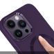 TPU чохол Bonbon Metal Style with MagSafe для Apple iPhone 16 Pro (6.3") Фіолетовий / Dark Purple 322911 фото 4