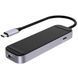 HUB Proove Shadow 6in1 Type-C To 2USB3.0 + 2Type-C + PD100W + HDMI (HBSW10221205) Dark Gray 337000 фото 4