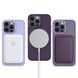 TPU чохол Bonbon Metal Style with MagSafe для Apple iPhone 16 Pro (6.3") Фіолетовий / Dark Purple 322911 фото 3