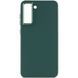 TPU чохол Bonbon Metal Style для Samsung Galaxy S24+ Зелений / Pine green 284996 фото 2