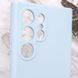 Чохол Silicone Cover Lakshmi Full Camera (AAA) для Samsung Galaxy S24 Ultra Блакитний / Sweet Blue 286926 фото 6