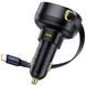 АЗП Baseus Enjoyment Pro Car Charger C+Retractable Type-C Cable 60W (C00057802111-01) black 359717 фото 4