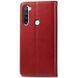 Шкіряний чохол книжка GETMAN Gallant (PU) для Xiaomi Redmi Note 8T Червоний 285420 фото 4