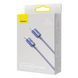 Кабель Baseus Crystal Shine Series Fast Charging Data USB кабель Type-C To IP 20W 1.2m (CAJY000205) Purple 255224 фото 2