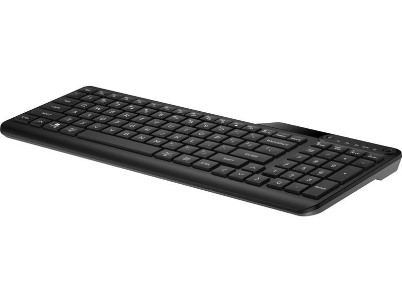Клавіатура мембранна HP 460 Multi-Device key, BT, EN/UK, чорний 379566 фото