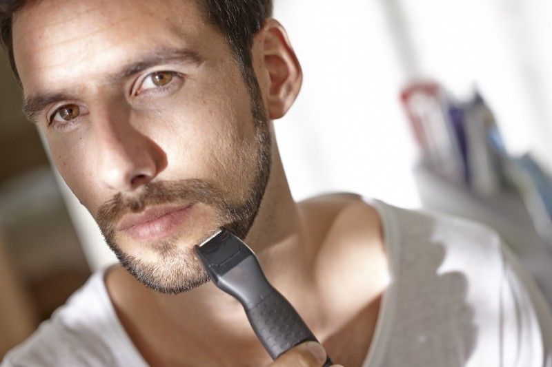Тример Philips Multigroom series 1000, для бороди і вусів, 1хАА, насадок-4, сталь, чорний (MG1100/16) 371269 фото