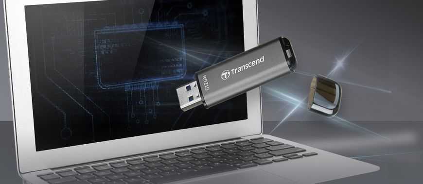 Накопичувач Transcend 128GB USB 3.2 Type-A JetFlash 920 Black R420/W400MB/s Чорний (TS128GJF920) 375752 фото
